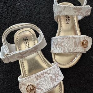 Michael Kors Kids White Sandals